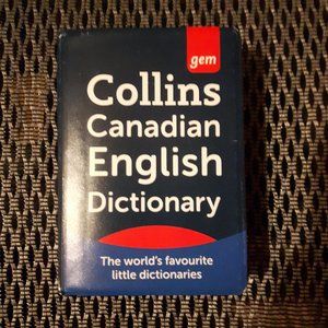 Collins Canadian English Dictionary Mini soft cover book